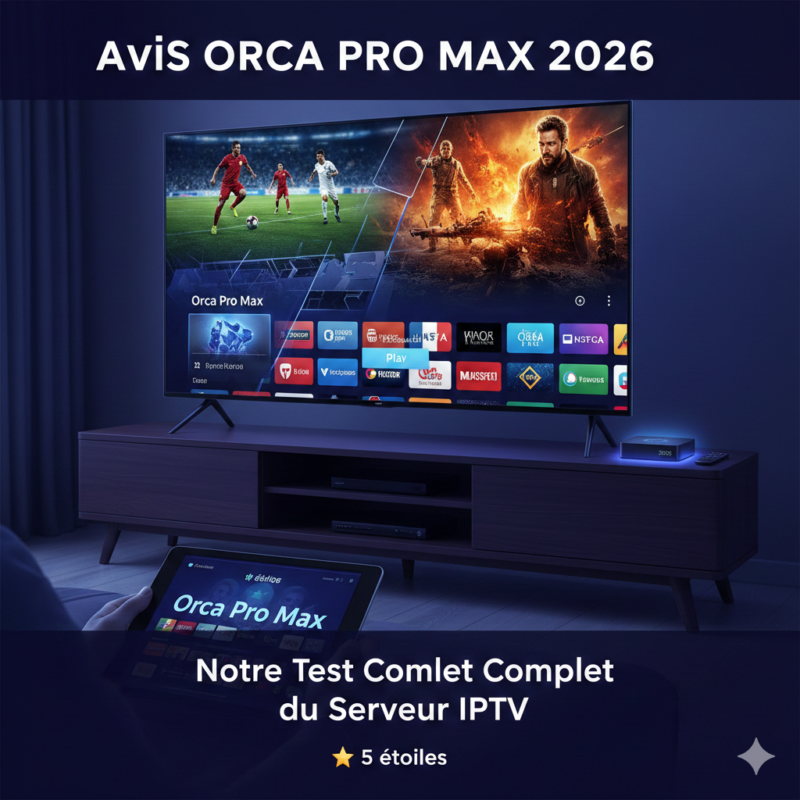 Test et avis Orca Pro Max 2026 sur écran de télévision et tablette
